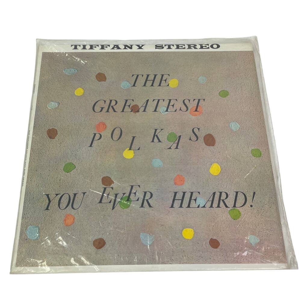 Vintage 1960 The Greatest Polka You Ever Heard Tiffany Stereo LP Vinyl Record